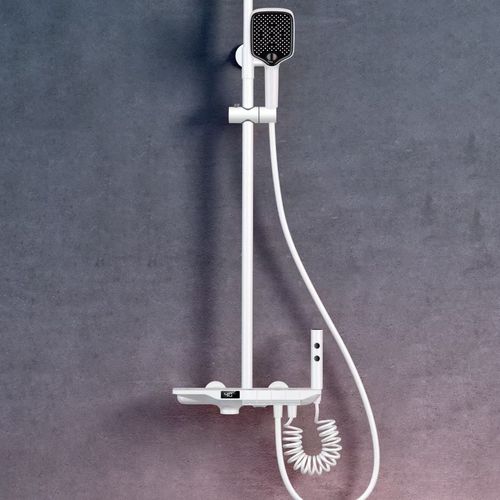 Piano-style digital control shower head