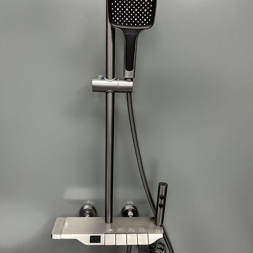 Piano-style digital control shower head