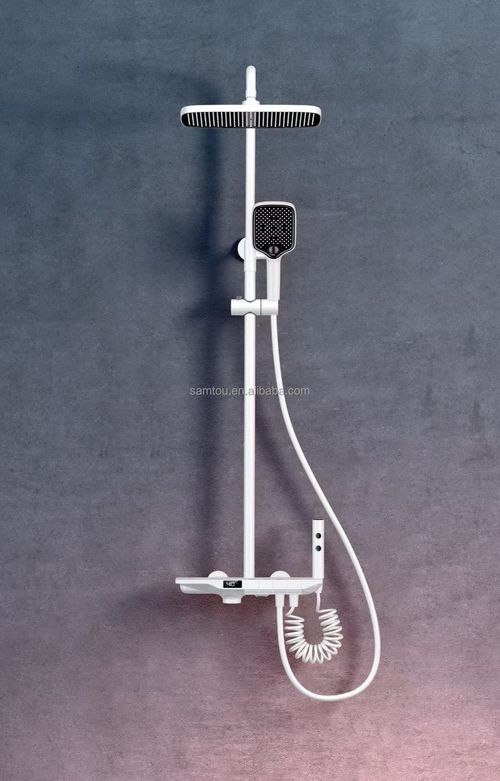 Piano-style digital control shower head