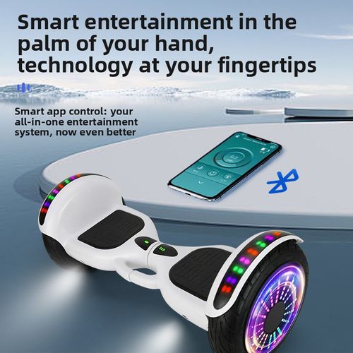 Cool Electric Self-Balancing Scooter with Bluetooth Speaker