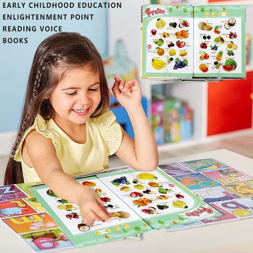 Audio Point Reading Book for Early Childhood English Vocabulary Enlightenment