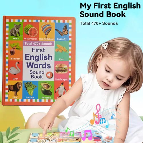 Audio Point Reading Book for Early Childhood English Vocabulary Enlightenment