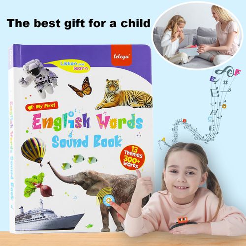 Audio Point Reading Book for Early Childhood English Vocabulary Enlightenment