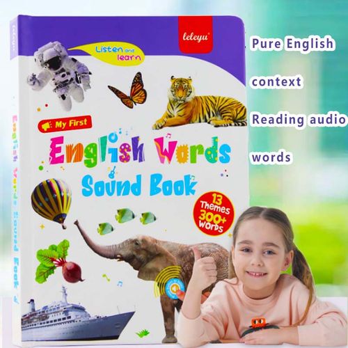 Audio Point Reading Book for Early Childhood English Vocabulary Enlightenment
