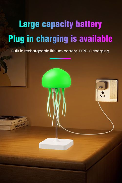 Smart Voice-Controlled Jellyfish Lamp