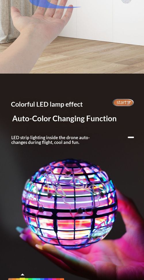 UFO Induction Gyro Flying Ball Light-Up Toy