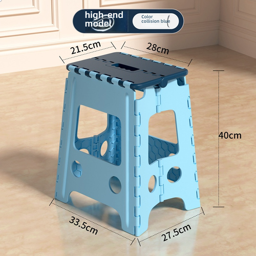 Portable Thickened Folding Plastic Stool