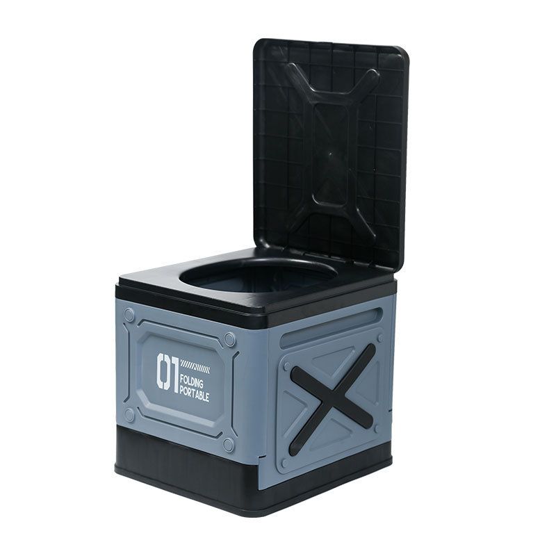 Portable Folding Toilet Multifunctional Waterproof Leak-Proof for Car Camping Travel Pregnant Elderly Use