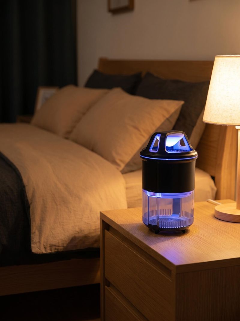 UV Light Mosquito Killer with Suction Fan, Indoor Bug Zapper with Automatic Escape Prevention, USB Powered Mosquito Trap for Home, Bedroom & Camping