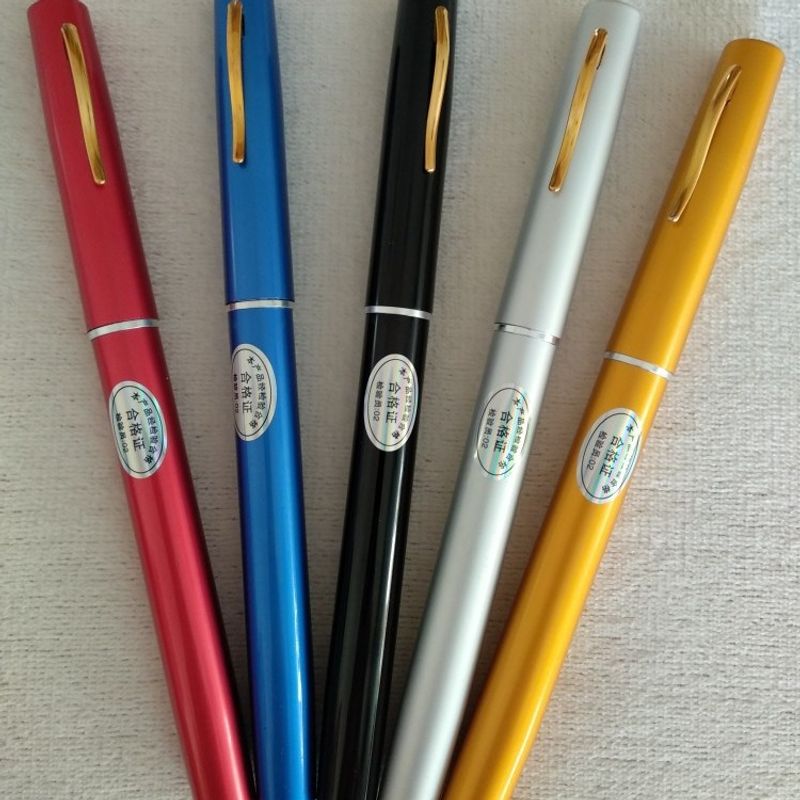Portable Pen Style Mini Metal Fishing Rod with Smooth Reel Multi Color for Stream Camping Travel Angling