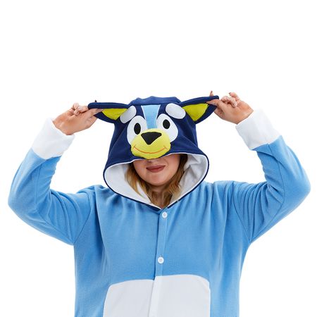 Bluey Unisex Hooded Blanket Sleeper, Comfortable Pajamas, Soft & Cute for Kids