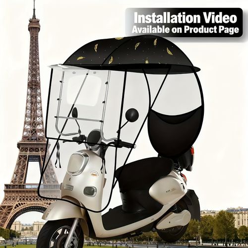 Motorcycle sunshade