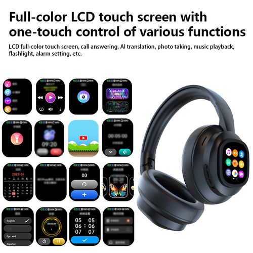 🔥New Hybrid Active Noise-Canceling Headphones (with Touchscreen)