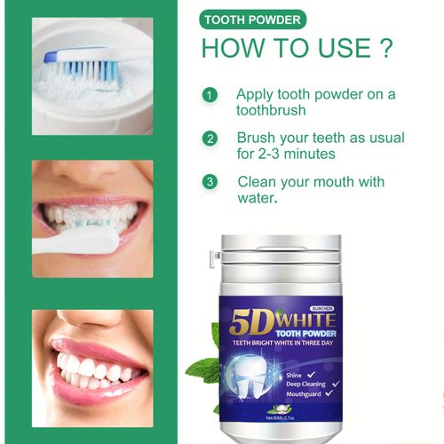 Tooth whitening powder