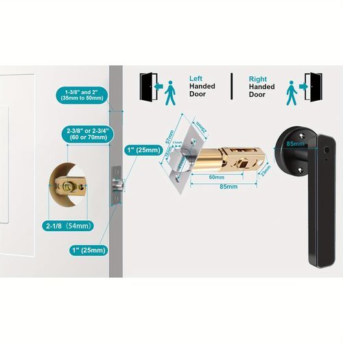 5-in-1 fingerprint door handle