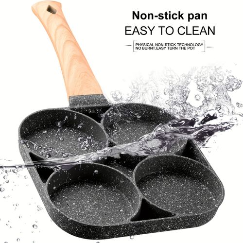 4-hole non stick frying pan