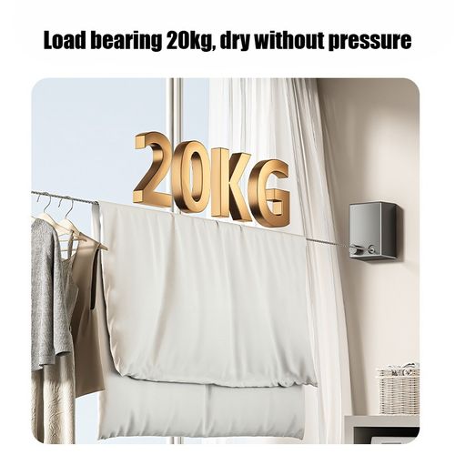 Invisible clothesline