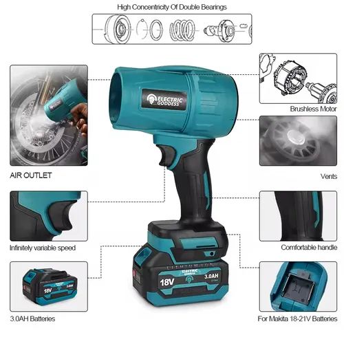 Portable violent turbine hair dryer