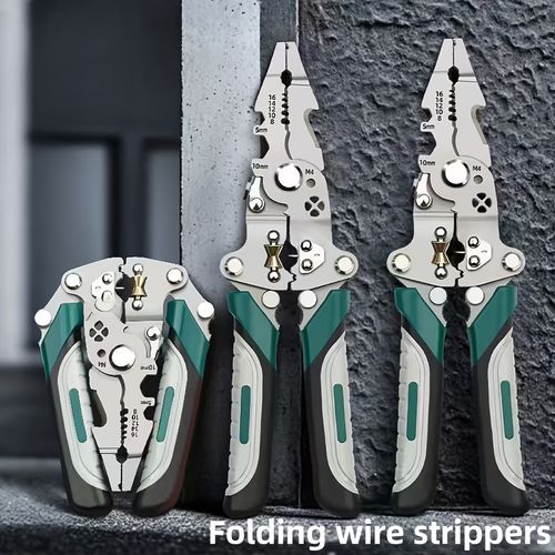 🔥Multifunctional Folding Wire Stripper Pliers