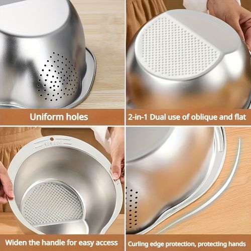 Stainless steel drainage basin