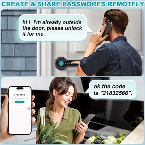 5-in-1 fingerprint door handle