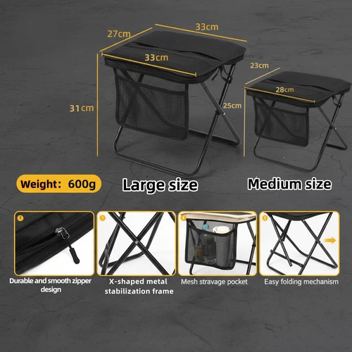 Outdoor folding stool