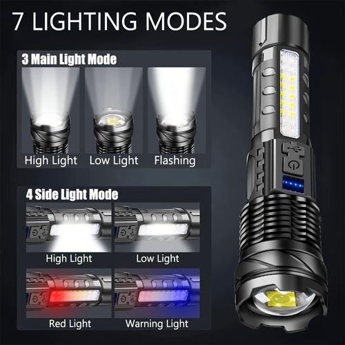 🔥LED Strong Light Flashlight