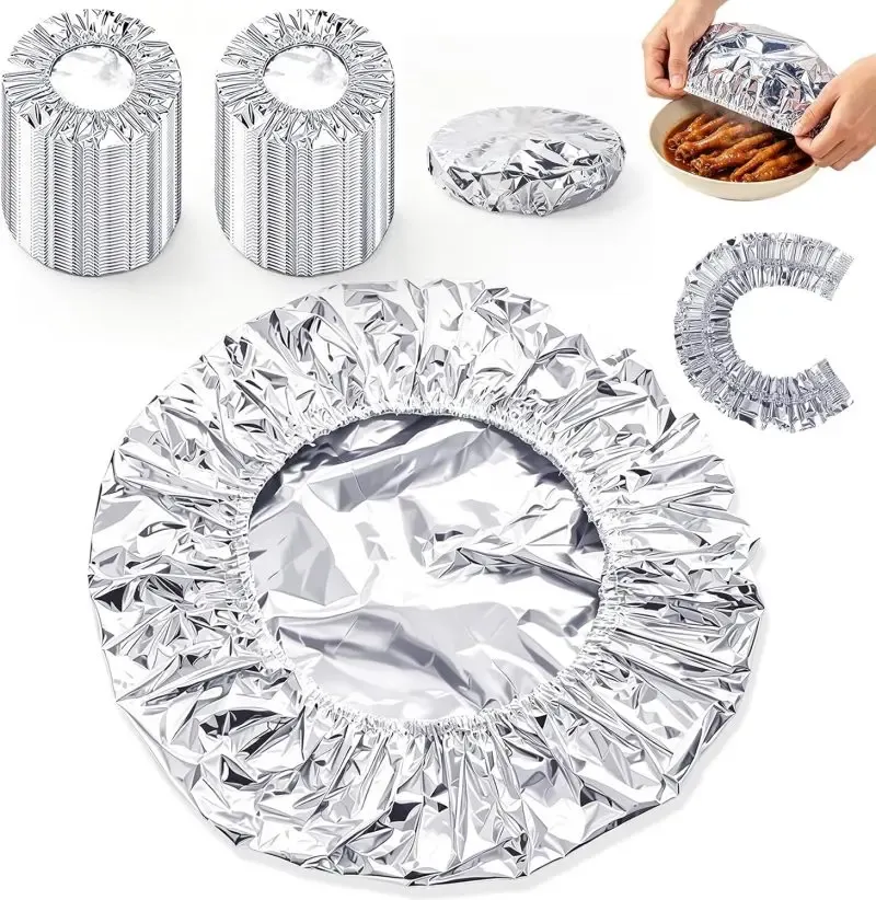 Home dining table & food container aluminum foil heat-retaining cover, kitchen food insulation and freshness keeping, high-quality aluminum foil