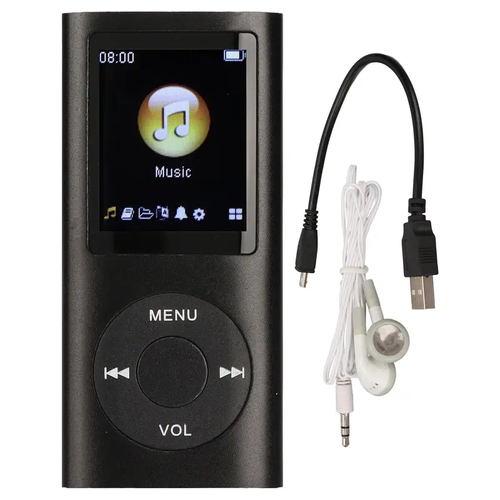 Aluminum Alloy  MP3 -Player with 1. LCD Screen, Slim Portable Lossless HiFi Sound Player for Walking Sports