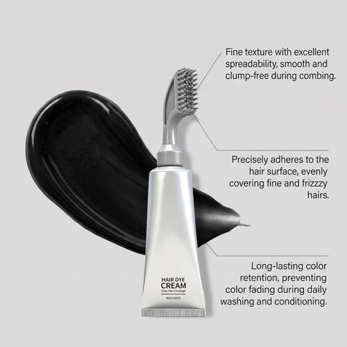 Tgideas Hair Dye Comb Hair Dye Cream（Black）Buy 1 Box Get 1 Box Free