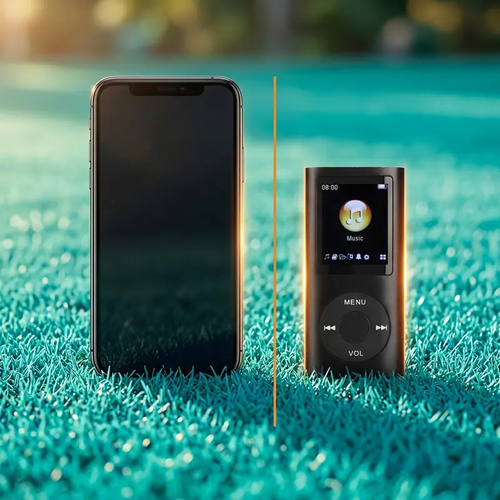 Aluminum Alloy  MP3 -Player with 1. LCD Screen, Slim Portable Lossless HiFi Sound Player for Walking Sports
