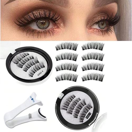 🎁Natural Magnetic 3D False Eyelashes Set