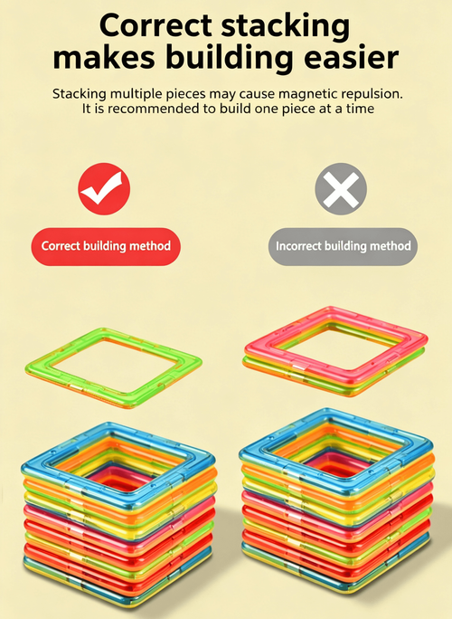 Magnetic educational puzzle toy