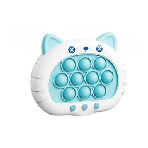 Kids Educational Handheld Fast Push Pop‑it Game Machine, Light Music Fidget Stress Relief Toy