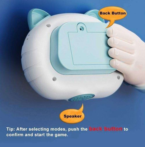 Kids Educational Handheld Fast Push Pop‑it Game Machine, Light Music Fidget Stress Relief Toy