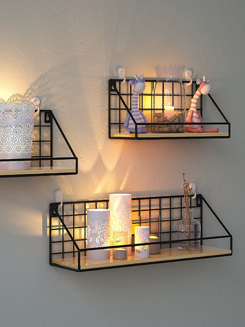 No Drill Wall Shelf