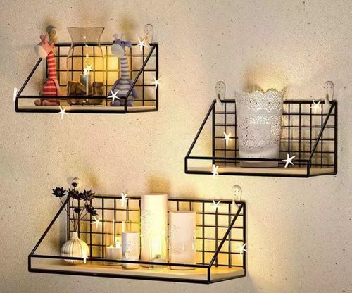No Drill Wall Shelf