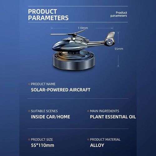 Solar Helicopter Car Freshener