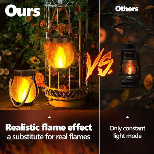🔥Dancing flame Solar Lantern Outdoor Lights🔥