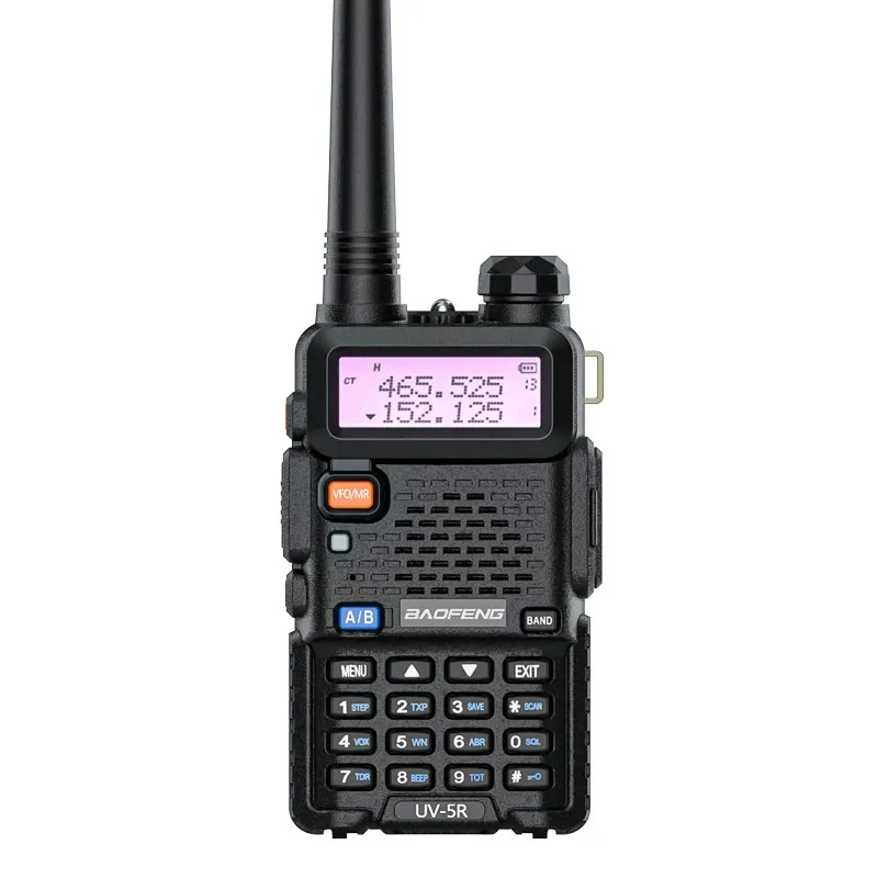 Baofeng UV-5R Walkie Talkie! High Power & Long Distance Transmission, Universal for Outdoor Road Trips Marine Vessel Use Commercial Use, Portable Handheld Design, Stable Communication in Complex Environments Free headphones