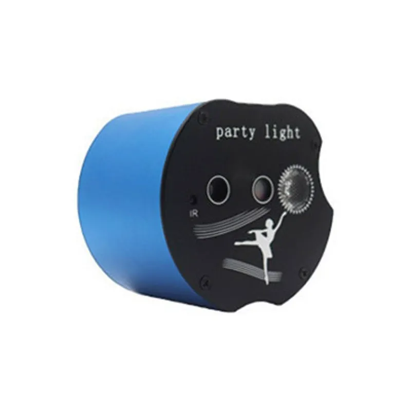 Red and green double hole laser colored light star projector music queue party outdoor mini atmosphere light