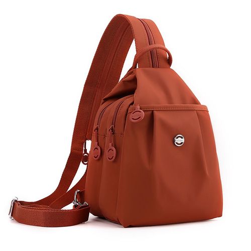 Lightweight nylon oxford shoulder bag, fashionable and versatile messenger bag, women's trendy portable small square bag, commuter underarm bag