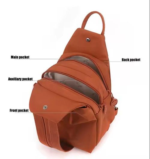 Lightweight nylon oxford shoulder bag, fashionable and versatile messenger bag, women's trendy portable small square bag, commuter underarm bag