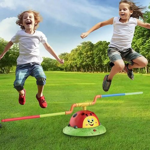 Playful, fun, and full of energy—made to keep kiddos active. Ladybug toy three-in-one skipping rope foot-stepping rocket launch exercise ring set puzzle interactive