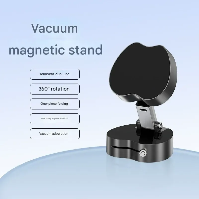 New vacuum adsorption mobile phone holder desktop magnetic retractable folding car holder retractable lazy portable holder