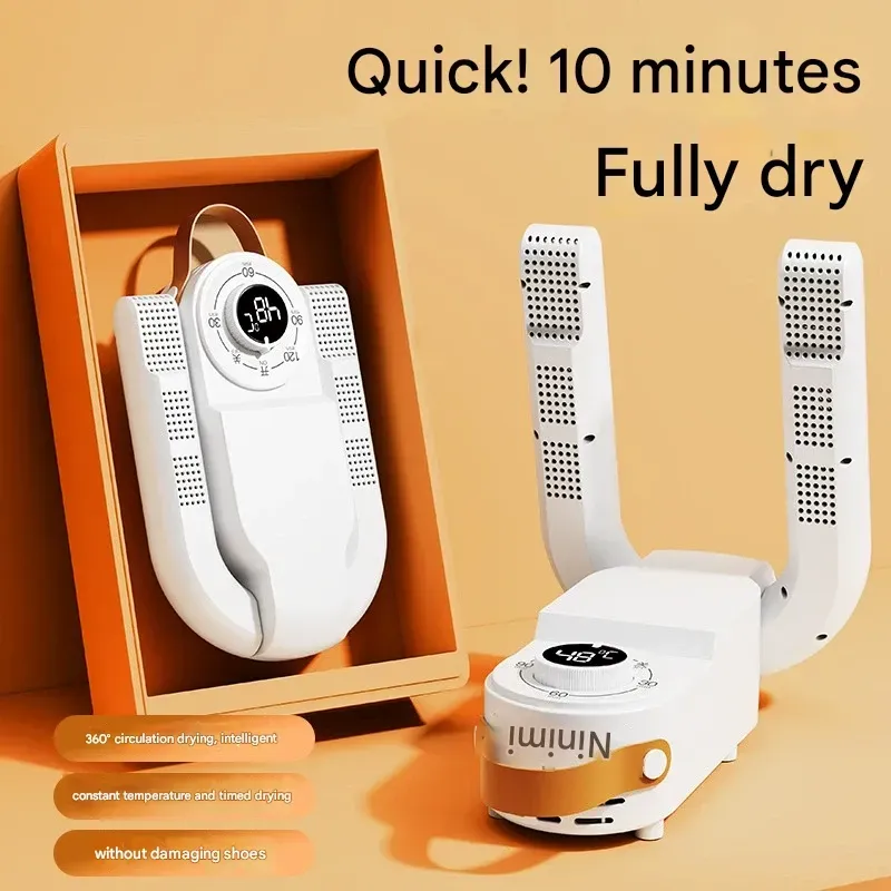 Hot selling smart timed shoe dryer, glove dryer, portable foldable shoe dryer, household constant temperature dehumidification and odor drying shoe dryer artifact