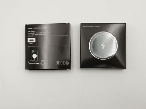 Magsafe magnetic wireless charger suitable for Apple mobile phone 15W wireless fast charging two-in-one interface round