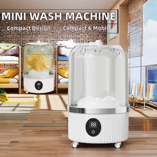 New laundry cup underwear mini washing machine underwear small wireless portable socks washing machine fully automatic small