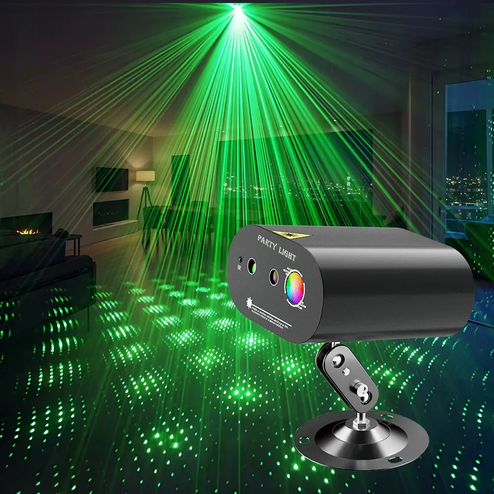 LED mini dual-hole laser light, laser ambient beam stage light, ba KTV private room party light.