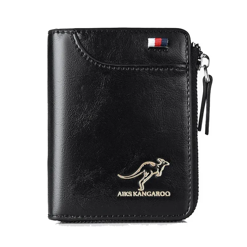 Anti-theft card holder, anti-magnetic wallet, men's wallet, purse, card holder, fashionable leather wallet